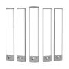 Under Cabinet Lighting, 5 PCS, 68 LED Motion Sensor Lights, Rechargeable Battery Operated Closet Lights with Remote Control