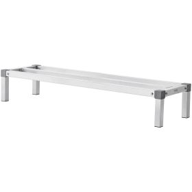 VEVOR Aluminum Dunnage Rack, 48' x 14' Commercial Food Floor Rack, 8' Off the Floor, 1000 lbs Capacity All-Welded Aluminum Storage Rack