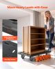 Foldable Push Cart Dolly, 1000 lbs Capacity, Folding Platform Truck with Swivel Wheels, Moving Platform Hand Truck Flatbed Cart