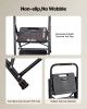 2 Step Ladder, Folding Step Stool with Wide Anti-Slip Pedal and Comfort Handgrip, Lightweight 600 lbs Capacity Portable Steel Ladder